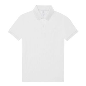 B&C Womens/Ladies My Polo Shirt / White